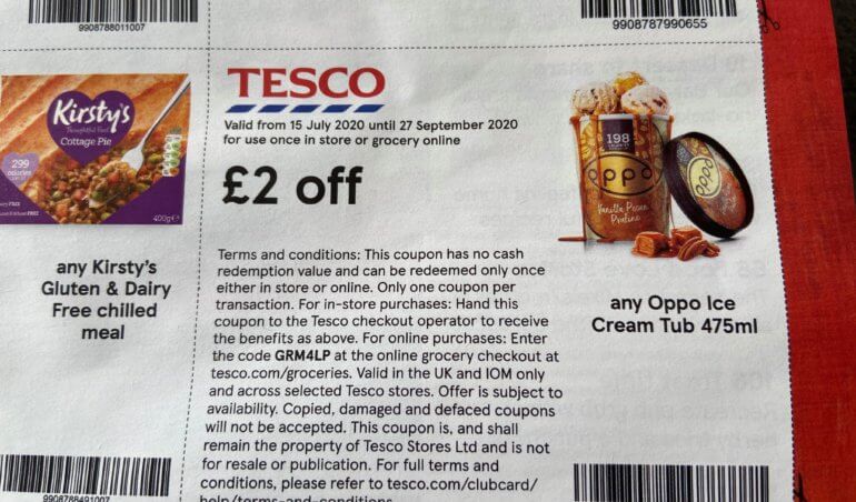 Oppo ice cream for £1 - Jordon Cox Britain's Coupon Kid