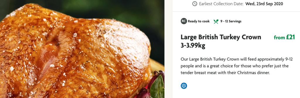 Morrisons Christmas Turkey - How to Save Money at Christmas
