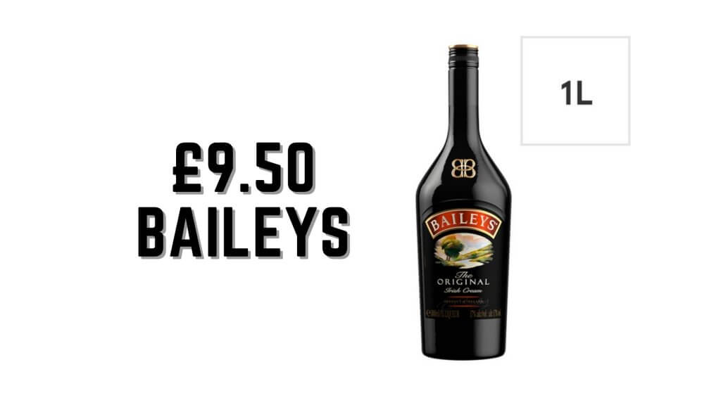 £9.50 Baileys