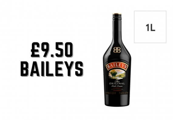 £9.50 Baileys