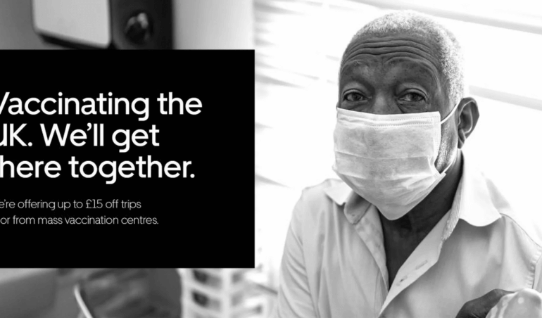 Free Uber Trip to Vaccination Centres ride