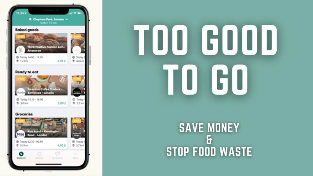 Too Good To Go App - Stop Food Waste Cheap Restaurant Mystery Boxes