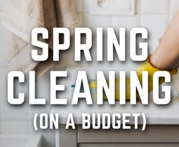 Spring Cleaning on a budget